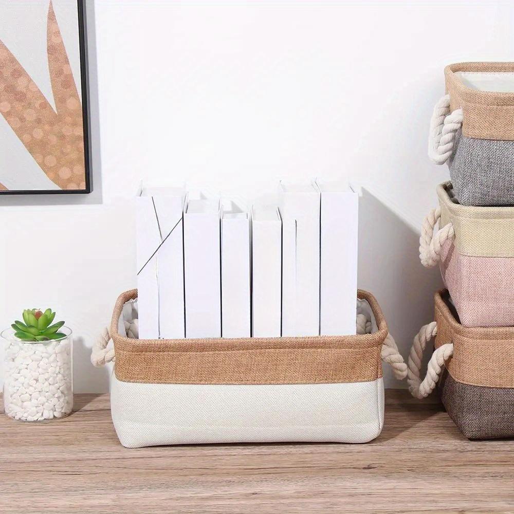 Storage Basket Home Supplies Sundries Sorting Basket Folding Linen Organizer Box Underwear Socks
