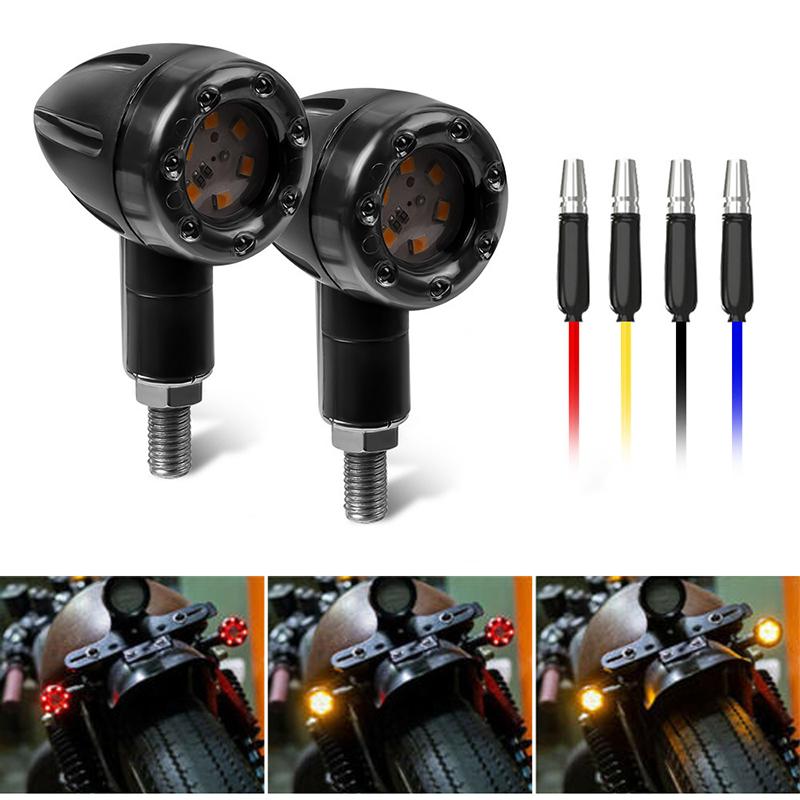 Motorcycle Tuning Turn Signal Lights Harley Led Lights Turn Signal Bullets