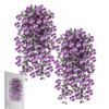 Artificial Flowers For Outdoors 2 Pieces Artificial Realistic Decorations Realistic Outside Flowers For Home Patio Deck Door