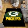 Steelers logo Flannel Printed Carpet, Home Sofa Decoration for Living Room & Bedroom, Non‑Slip Play Flannel Floor Mat for Game Room