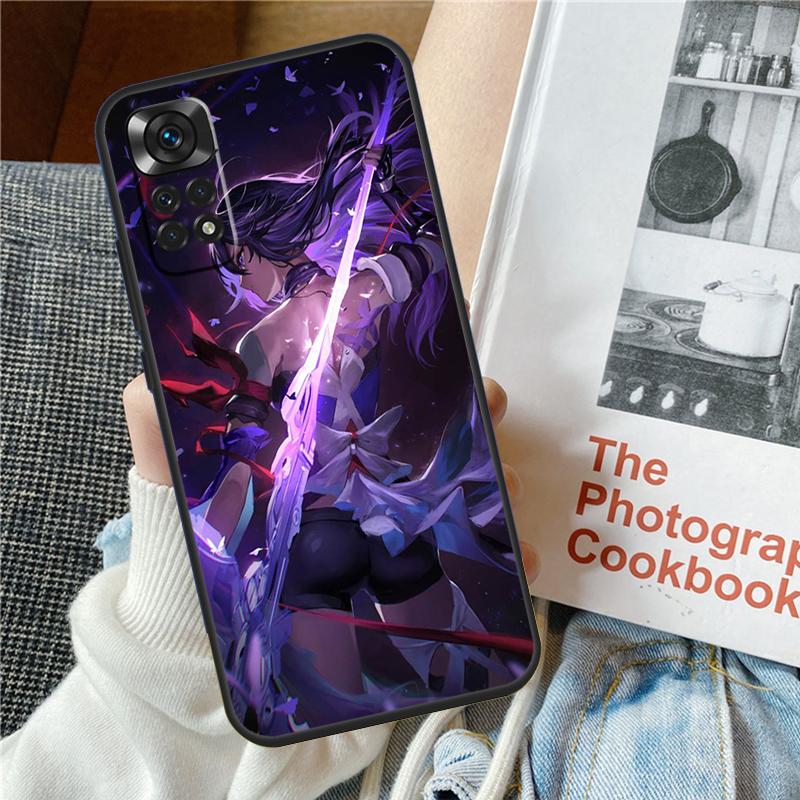 Honkai Star Rail Seele Case For Xiaomi Redmi Note 11 8 9 10 12 Pro 12S 11S 10S 9S Redmi 12 9C 10C 12C 13C Cover