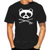 Fashion Mens Tshirts Casual Brand Short Sleeve Panda Skull T Shirt Teenager Cotton Teeshirt Fashion Bigger Size T Shirts