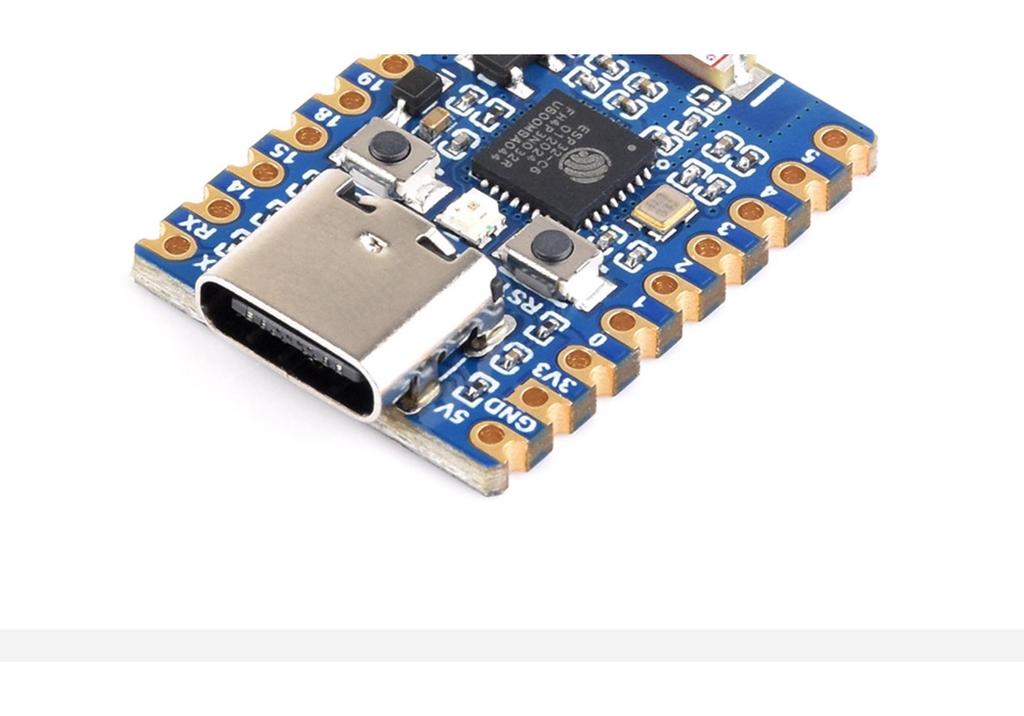 ESP32-C6 Mini WiFi 6 Dev Board with Dual Processor & Optional Bluetooth 5, Yellow Pin Headers Soldering Available