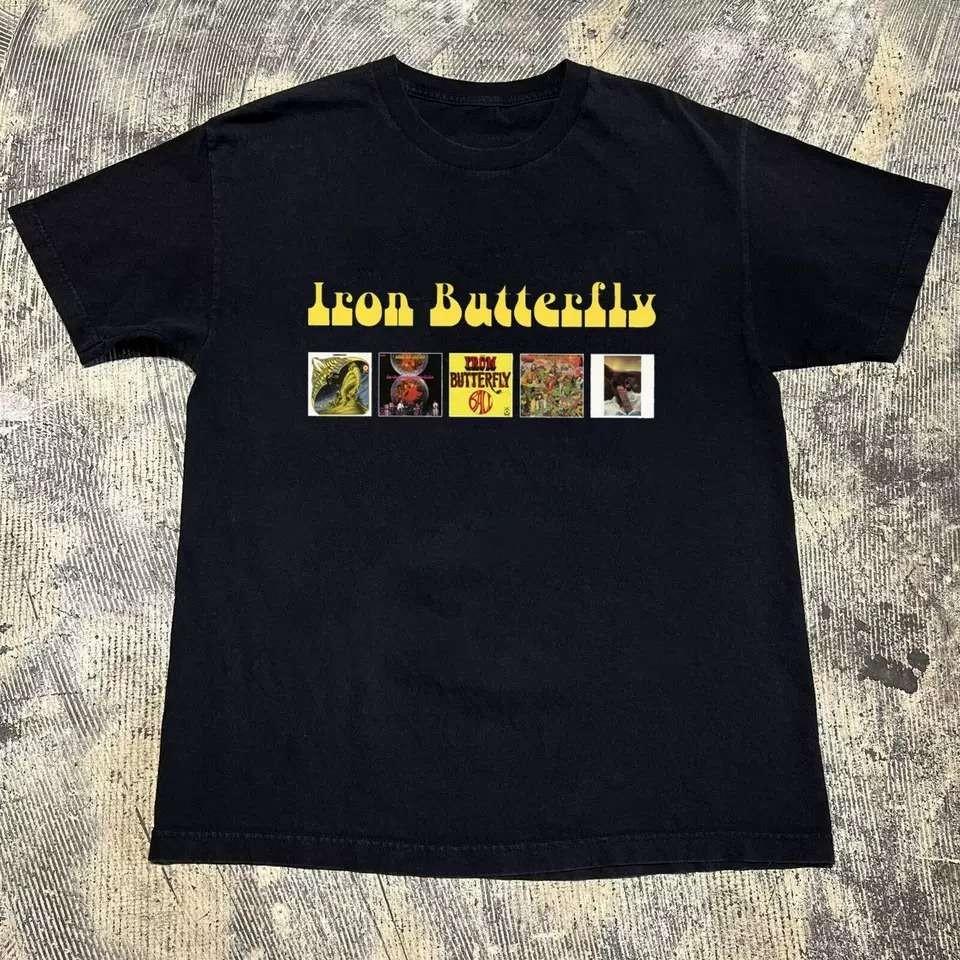 

Iron Butterfly Band Collection Album Black All Size Unisex Shirt Unisex T-Shirt M