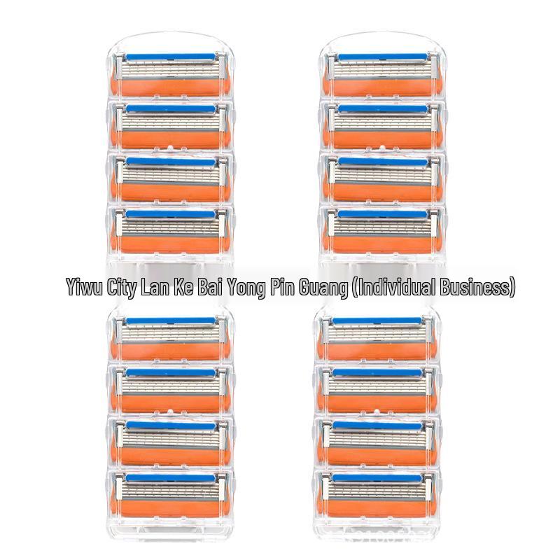 Men’s 5-Layer Manual Razor with Gillette Blades for Precision Shaving