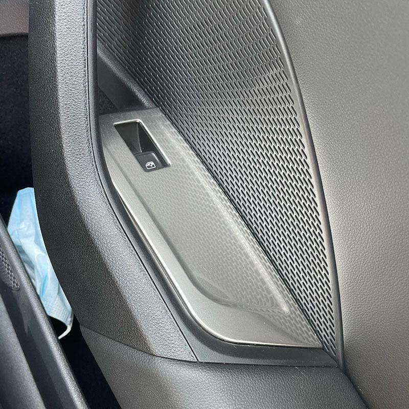 Car Window Control Panel Trim Cover for Skoda Octavia 4 IV  Mk4 RS VRS Metal Car Styling Interior Accessories 5 Pcs