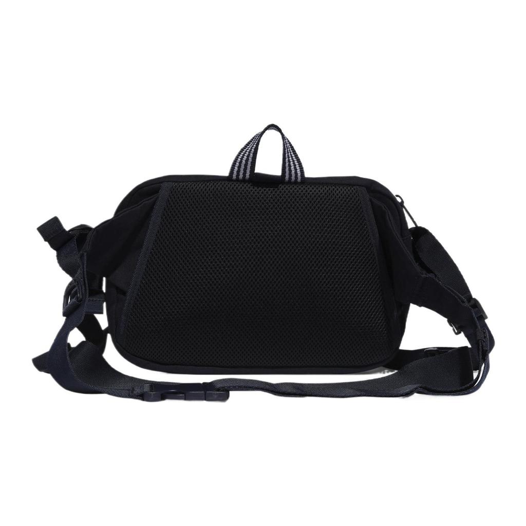 adidas Originals Classic Fashion Rubber Badge Cotton Shoulder Crossbody Waist Bag Unisex Bags Navy-Blue IB9182