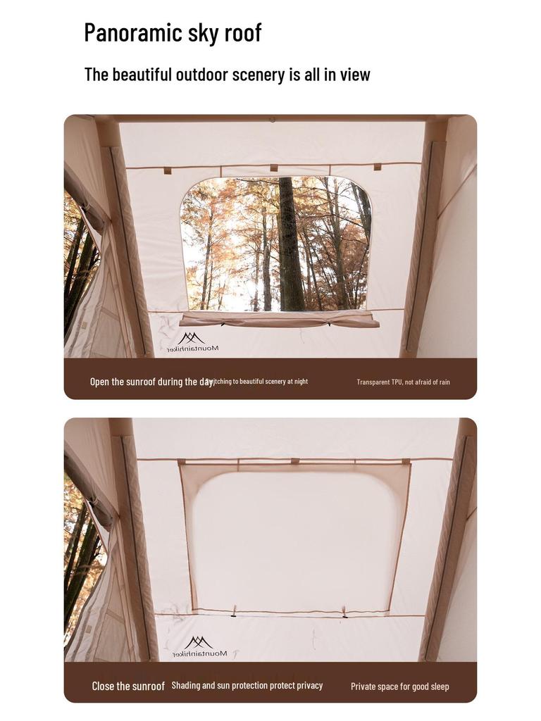 Tragbares Sternenhimmel-Aufblaszelt - Regen- und winddichte Campingausrüstung