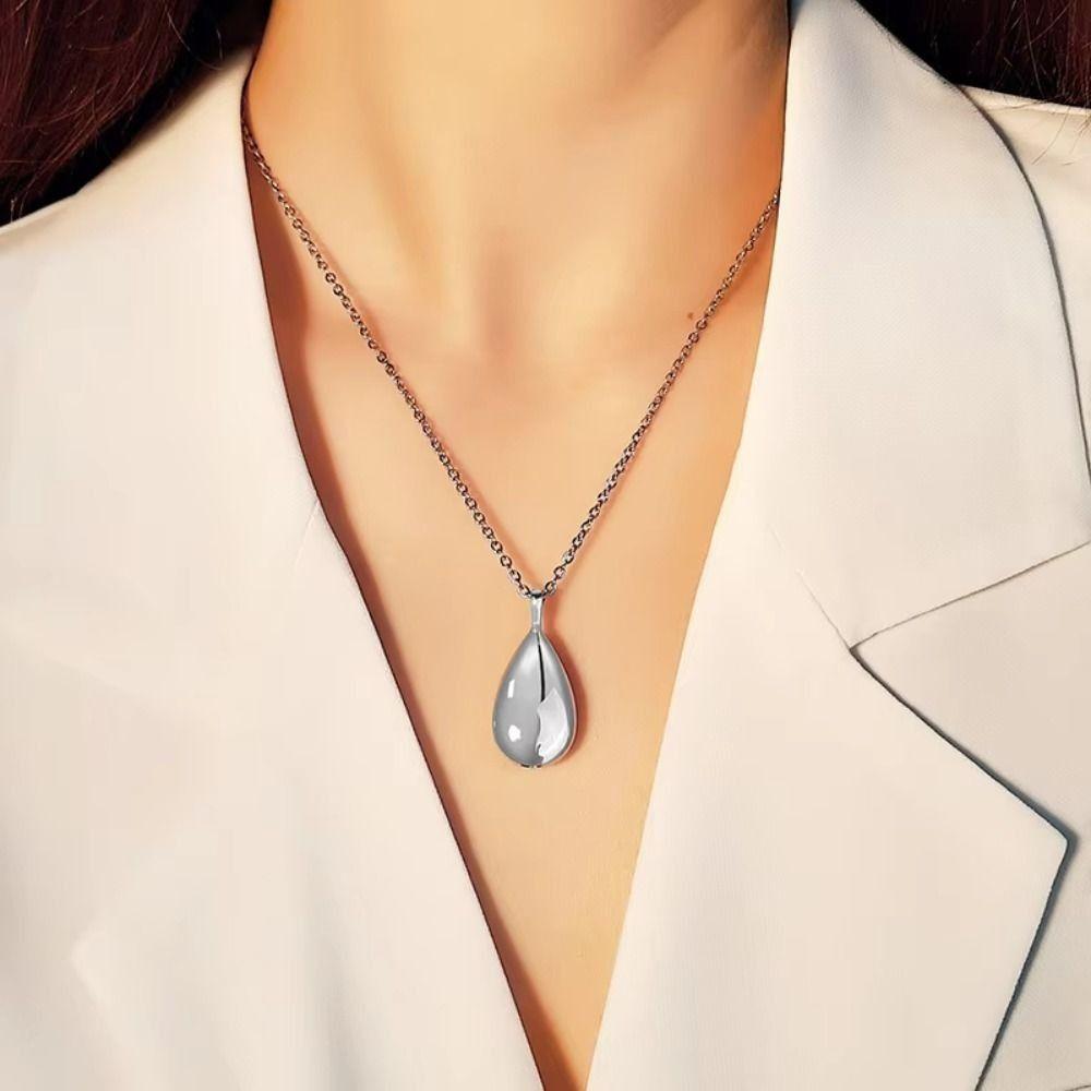 Waterproof Memorial Pendant Stainless Steel Ashes Holder Necklace Keepsake Jewelry  for Ashes