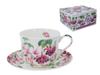 Heritage, 390ml Breakfast Cup and Saucer - Fuchsia