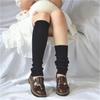 JK Multi-Color Women's Wool Leg Warmers: Cozy Knitted Socks & Boot Covers for Autumn/Winter