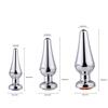 MoDi Crystal Silver Colour Metal Backyard Stainless Steel  Anal Plug