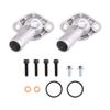 AEE4-2Sets V-Twin Aluminum Thermostat Outlet Cover For Can-Am 800 1000 Outlander Renegade 420262690 420262691