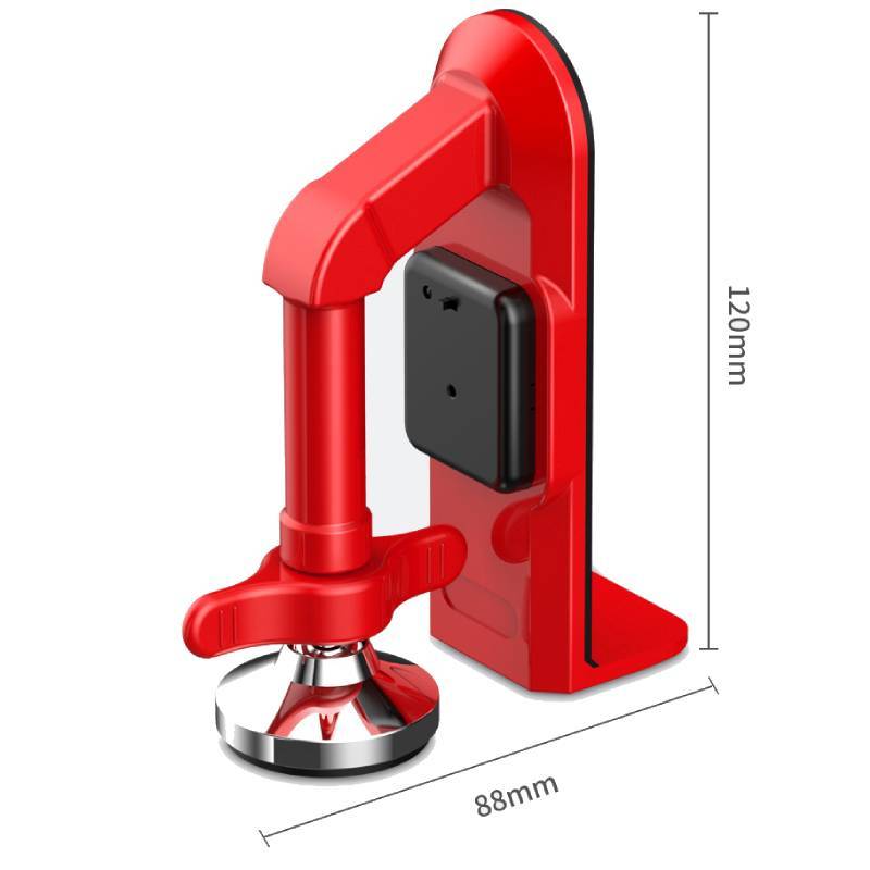 Aluminum Alloy Door Stopper With Alarm For Rental Apartments And Single Living Security