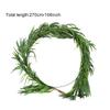 Artificial Norfolk Pine Garland Lifelike Xmas Pine Garland for Mantle Table Stair Handrail