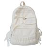 Schoolbagins Cute Bow Versatile Girl College Style School Bag Casual Japanese Hong Kong Style Lolita Fashion Backpack