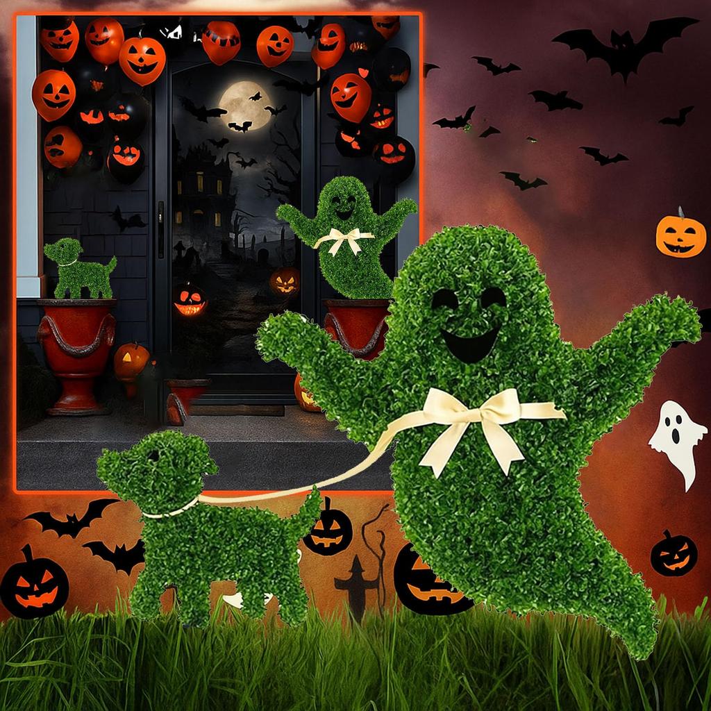 Halloween Ghosts Garden Decorations, Halloween Ghosts Yard Signs With Stake, Outdoor Decorations Signs For Lawns Decor Yard Garden Decor