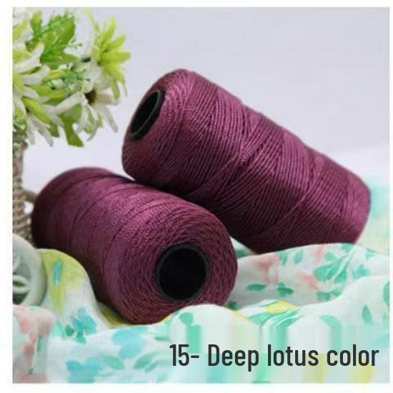 Ice Silk Three-Strand Yarn for Crochet Bags, Hats, Seat Cushions, Bottle Sleeves, and Slippers
