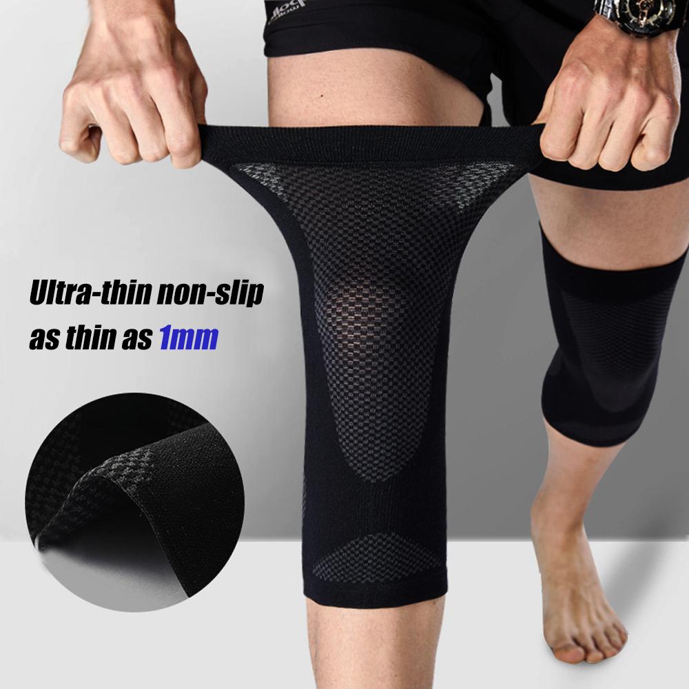Tcare Knee Support Brace Ultra Thin Compression Sleeve For Arthritis Joint Pain Relief Sport Fitness Running Kneepad