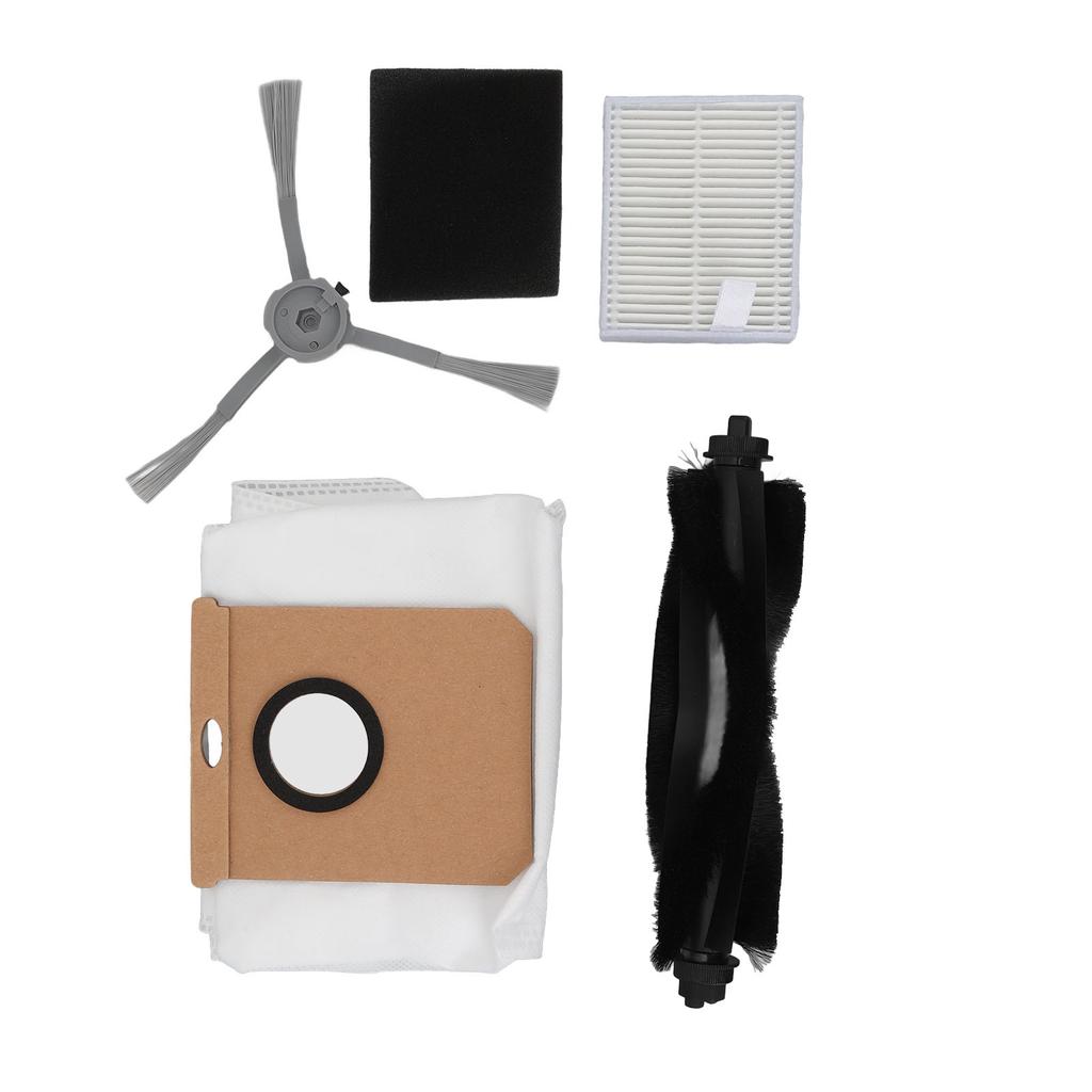 Vacuum Cleaner Accessories Kit for L60 L50 Includes 1 Roll Brush 2 Side Brushes 2 Dust Bags 4 Filters 4 Filter Cotton