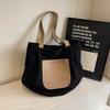 Commuter Large-capacity Canvas Tote Bag Women's Bag 2025 Autumn New Ins Handbag College Student Class Shoulder Bag