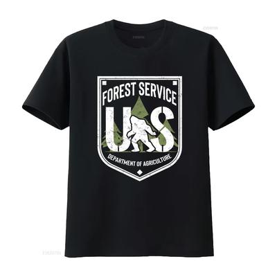 Usa Forest Service New Unisexs T Shirt American Agriculture Greenery Nature Vintage Washed Unisex Fashion Casual Designer Clothes
