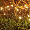 Wind-Powered LED Solar Firefly Garden Lights: Waterproof Swaying Lawn Lights for Outdoors