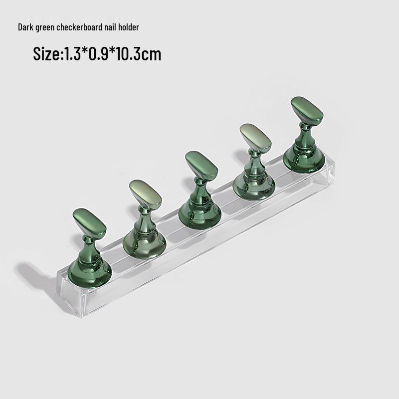 Fairy Aurora Iridescent Acrylic Nail Art Practice Stand with Strong Magnet Holder