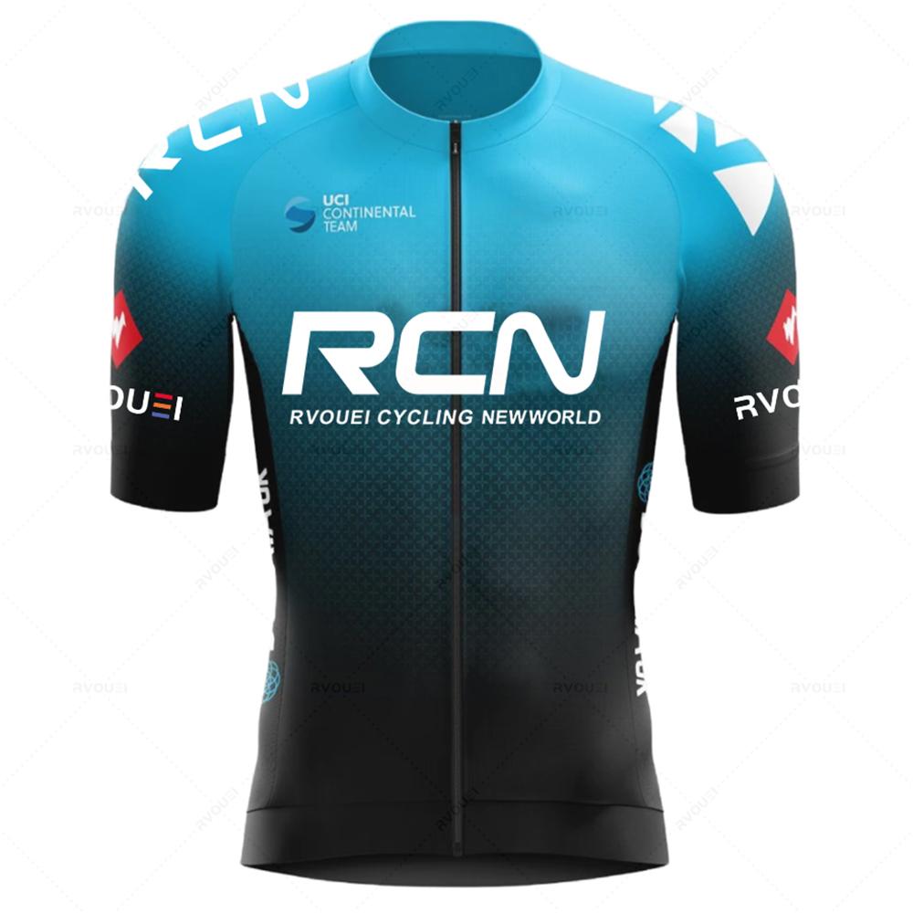 Rcn Sady cyklistických dresů 2025 Pánské cyklistické oblečení Letní krátký rukáv MTB cyklistický oblek Oblečení na kolo Ropa Ciclismo Hombre