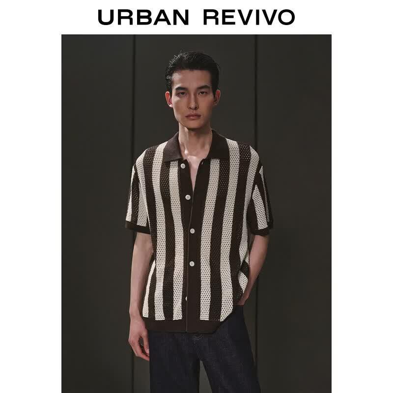 UR Men s Urban Striped Knit Cardigan S