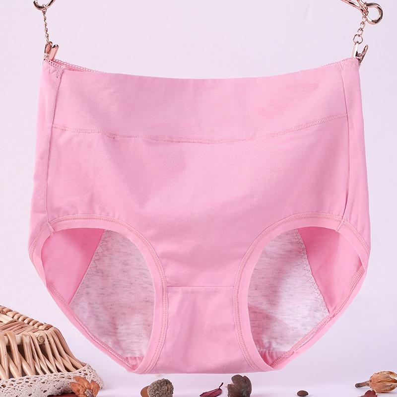 Lady Cotton Crotch Comfortable Underwear Physiological Pants Ladies Female Lengthen Briefs