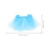 2Pcs Dog Tutu Skirt Pet Tulle Dress Stylish Princess Outfit Soft Breathable Fabric Easy Wear for Small Medium Large Pets
