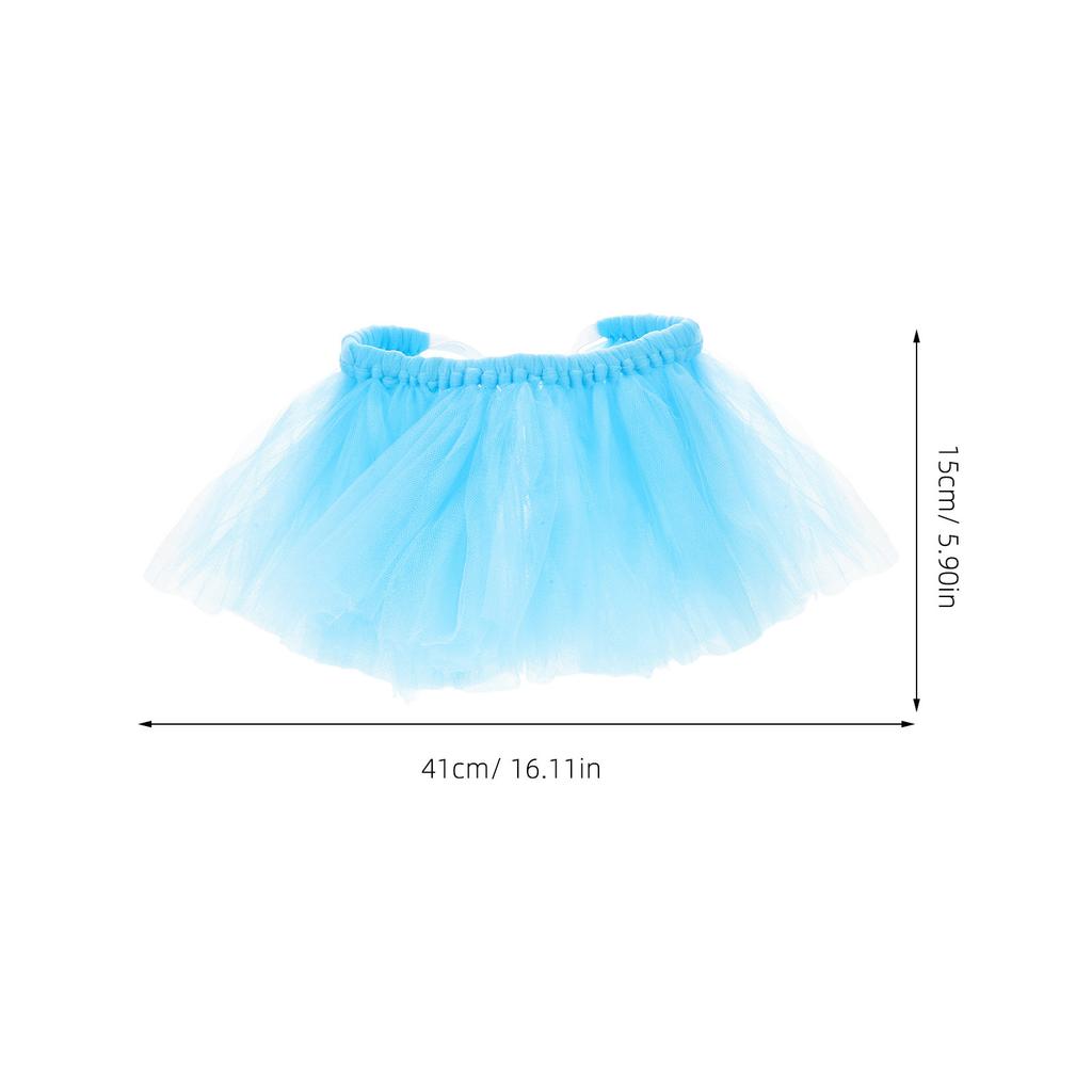 2Pcs Dog Tutu Skirt Pet Tulle Dress Stylish Princess Outfit Soft Breathable Fabric Easy Wear for Small Medium Large Pets
