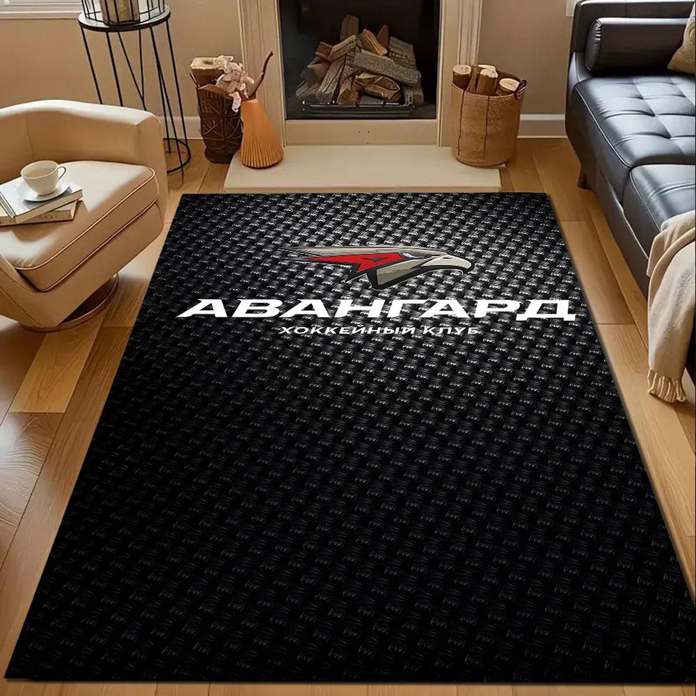 Avangard Hawk Hockey Design Patterned Carpet, Non Slip Mat Suitable for Living Room and Bedroom Sofas