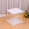 6-inch Transparent Square Single-Layer Cake Boxes (5-pack)