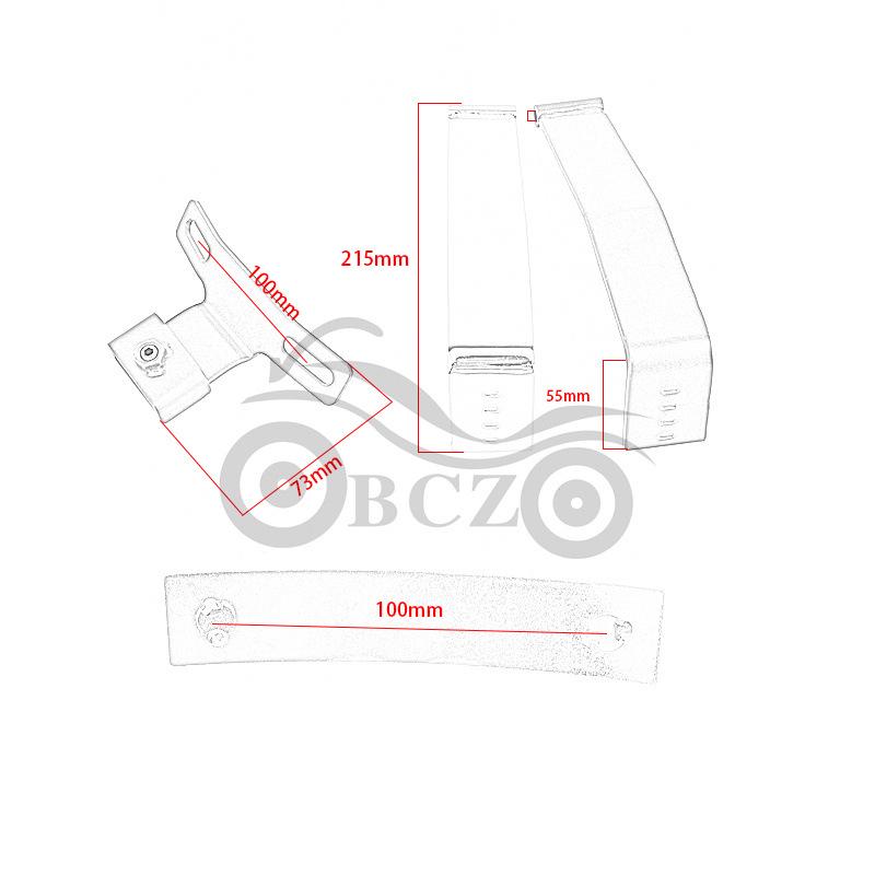 Fahrer-Rückenlehne für modifizierte Harley Softail & Dyna 07-18