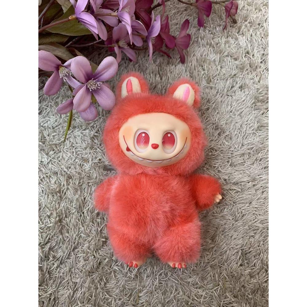 Three Generations of Baby Christmas Elk Trendy Vinyl Doll Plush Blind Box Doll Keychain
