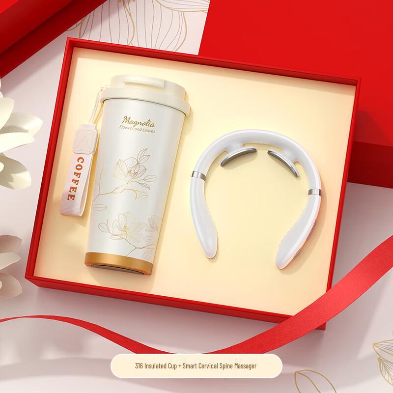 ZK Business Corporate Gift Set Thermos Cup + Massager