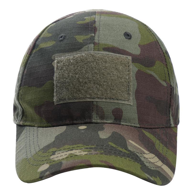 New Camouflage Baseball Cap Military Fan Camouflage Hat Summer Visor Special Forces Tactical Hat Strap Velcro