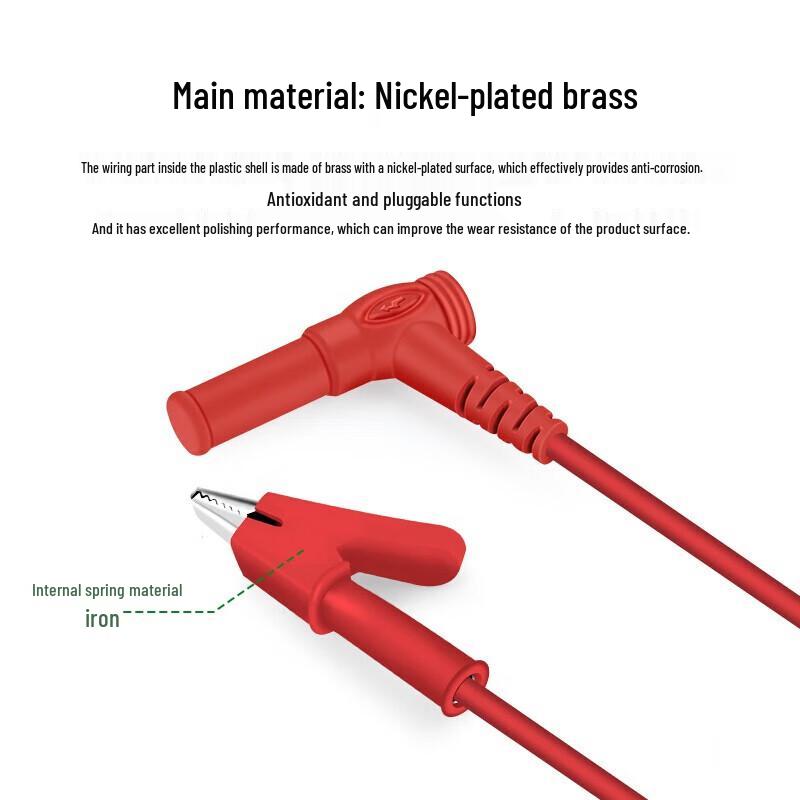 FUWEISHENG 4mm Banana Plug to Alligator Clip Test Leads