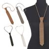 Girls Shirt Pearl Necktie Female Easily Wear Social Gatherings Detachable Pearl Collar Removable Ties Costume Jewellery