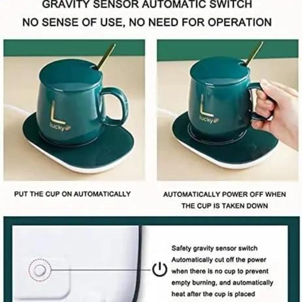 Cană pentru Supă Caldă Reîncărcabilă USB cu Set Lingură și Geantă de Depozitare Oțel Inoxidabil Cană pentru Mic Dejun și Lingură Pliabilă Recipient Termic pentru Alimente