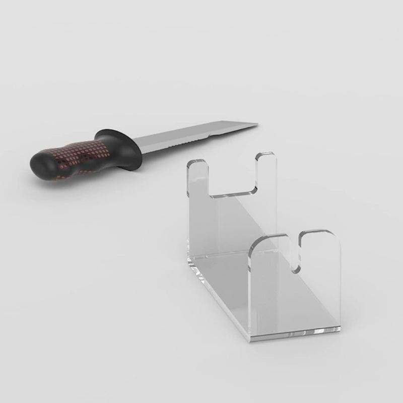 Acrylic Display Stand Knives Holder Cutter Display Holder Collection Rack Transparent Cutter Holder Knives Showcase