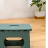 Folding Step Stool Portable Strong Space Saving Plastic Footstool for Adults and Kids Light Green