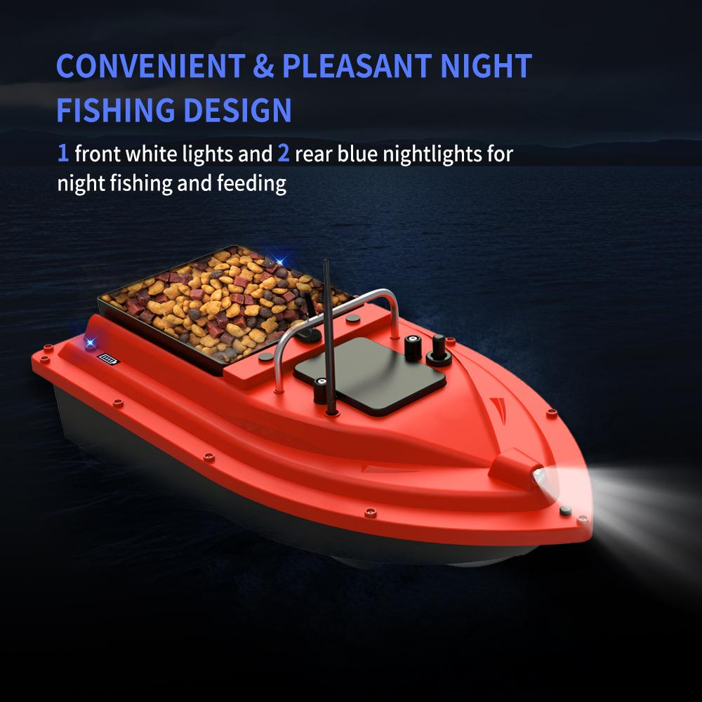 GPS Fishing Bait Boat D16B 1.5KG Large Bait Container Controlled 500M Range 12000mAh Battery Cruise Control