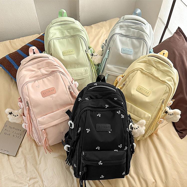Charming Japanese Style Backpack for Junior High Girls