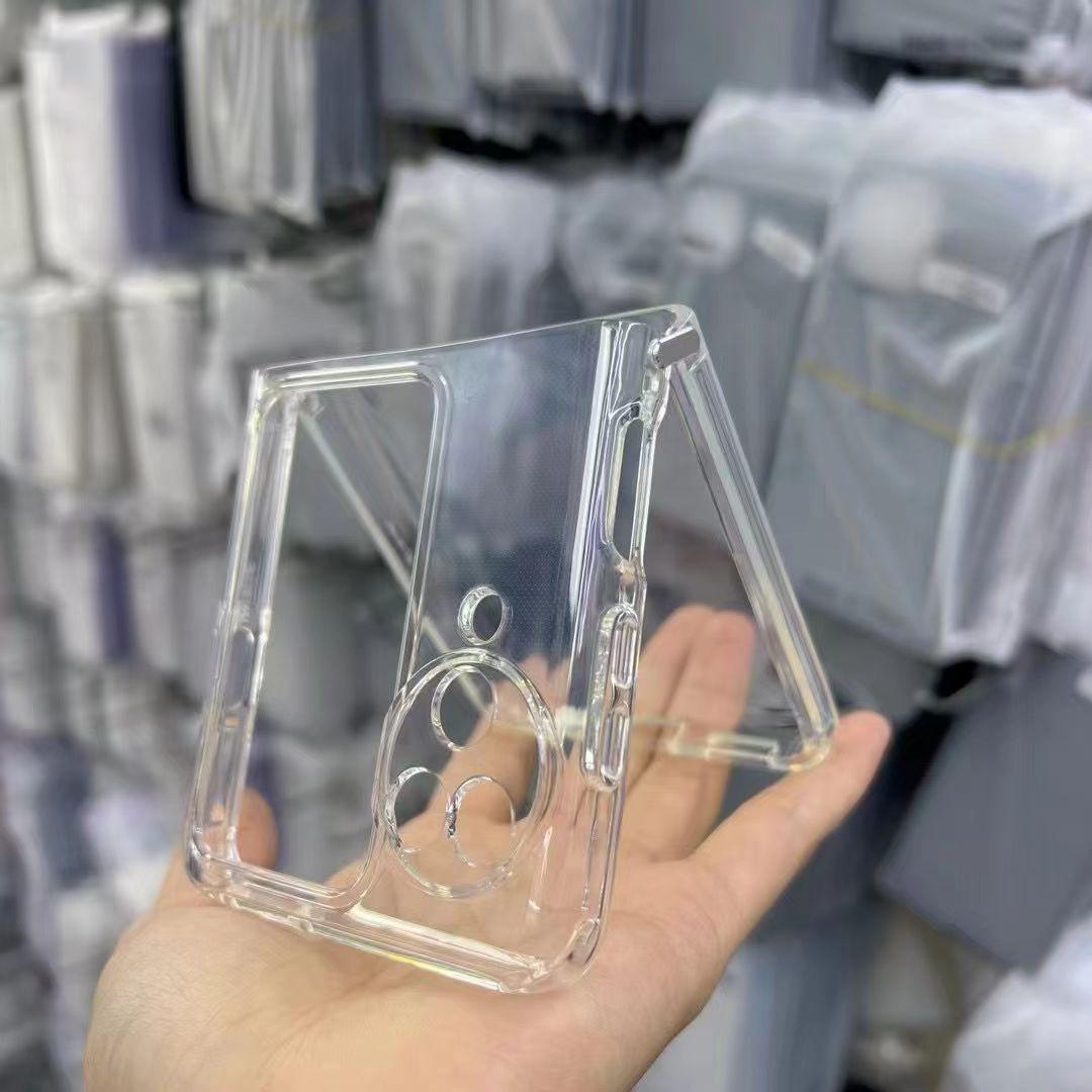 Oppo Find N3 Flip Transparent Protective Case with Hanging Chain - Trendy & Anti-Fall Design OPPO Find N2 Flip