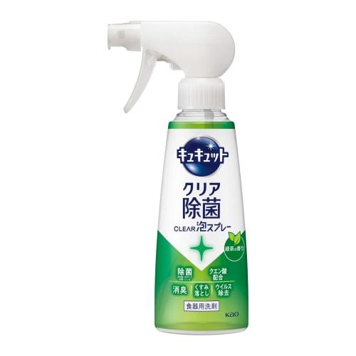 CuCute Clear Disinfectant CLEAR Foam Spray Dishwashing Detergent, Green Tea Scent, 280ml