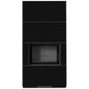 Modular Fireplace KRATKI FLOKI BOX 8 kW Ø 160 Quartz Sinter NERO ASSOLUTO Black Thermotec