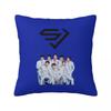 Super Junior Logo  Square Pillowcase Cushion Cover Pillow Case Throw Pillow Cover for Home Sofa Living Room